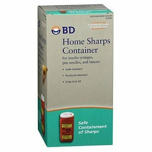 BD Home Sharps Container 1 Each (Bulk Pack of 9)