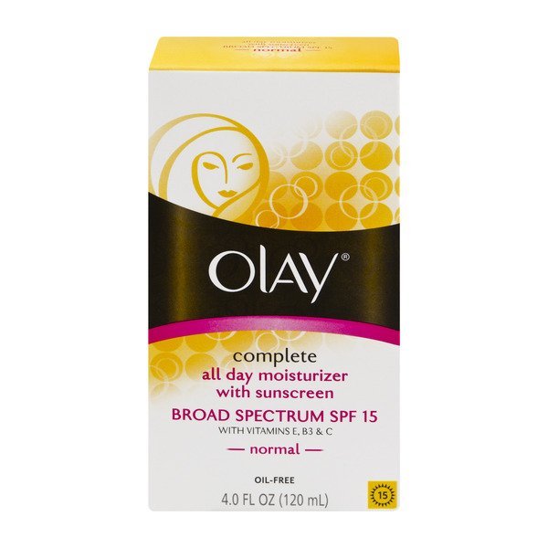 OLAY Complete All Day UV Moisturizer, SPF 15, Normal Skin 4 oz (Bulk Pack of 3)