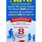 Children's Advil Liquid Fever & Pain Relief Liquid 100mg Fruit Flavor 4 oz (6PK)