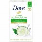 Dove Go Fresh Cool Moisture Beauty Bar W/ Cucumber & Green Tea, 4oz x 6, 6 Pack