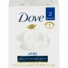 Dove Beauty Bars White Deep Moisturizing Cream 4 oz 2 Bars Each (Bulk Pack of 6)