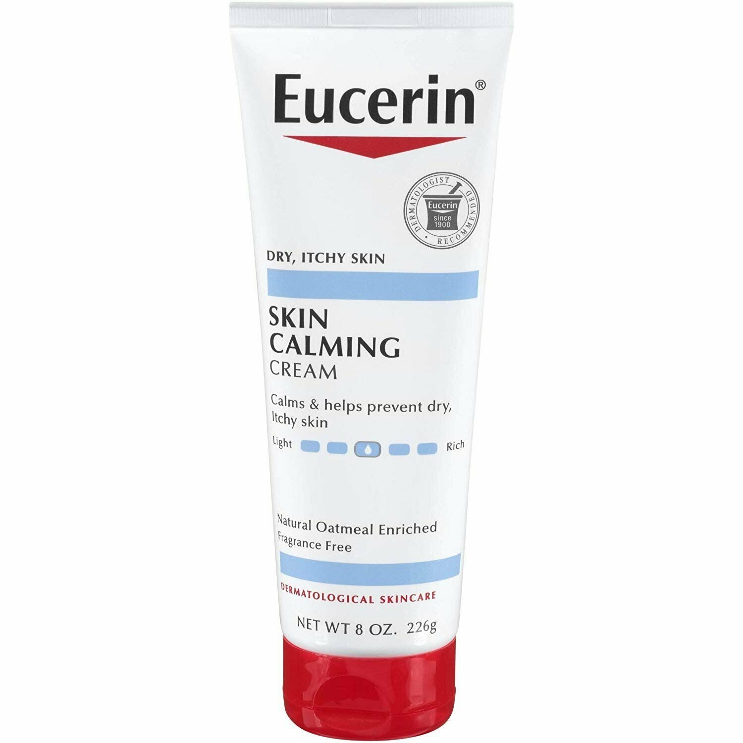 Eucerin Calming Creme Daily Moisturizer - 8 oz, Bulk Pack of 5