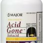 Major Acid Gone Antacid Chewable, Extra Strength Tablets, 100/Bottle (Pack 4)