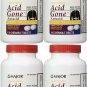 Major Acid Gone Antacid Chewable, Extra Strength Tablets, 100/Bottle (Pack 4)