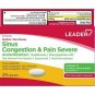 Leader Daytime Sinus Congestion & Pain Severe Non-Drowsy Caplets, 24ct, 6 Packs