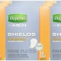 Depend Men Sheilds Light Absorbency 58 CT (Bulk Pack of 9)