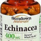 Sundown Naturals Echinacea 400 mg Capsules 100 ct, Bulk Pack of 6