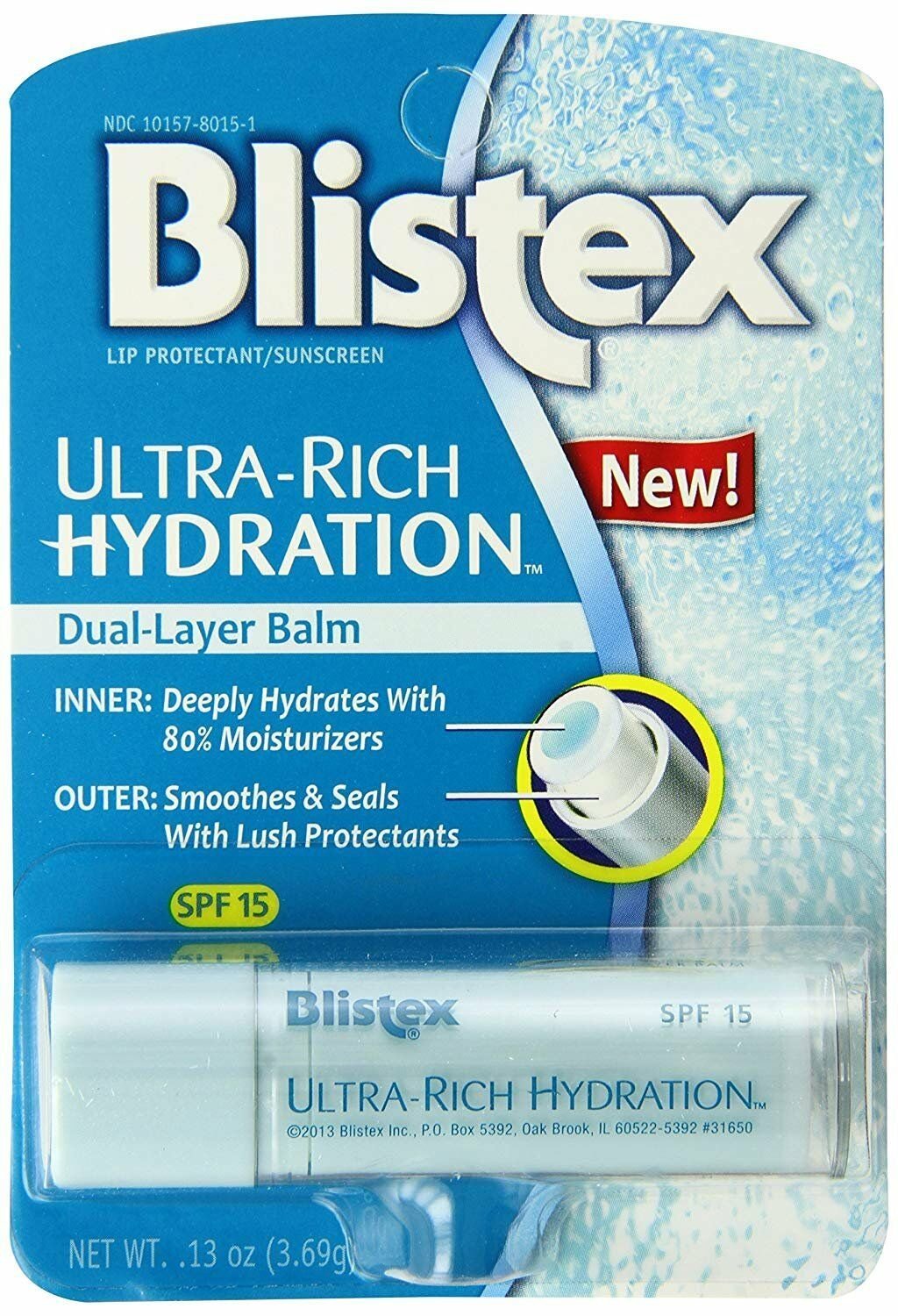 Blistex Ultra Rich Hydration Lip Balm, 0.13 Ounce (Bulk Pack of 12)