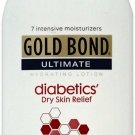 Gold Bond Ultimate Hydrating Lotion, Diabetics Dry Skin Relief 18 oz (Bulk Pack of 4)