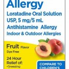 Leader Children's Allergy Loratadine Oral Solution Fruit Flavor, 4oz, 3 Packs