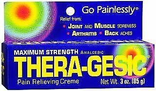 Thera-Gesic Pain Relieving Creme Maximum Strength - 3 oz, Bulk Pack of 2