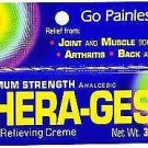 Thera-Gesic Pain Relieving Creme Maximum Strength - 3 oz, Bulk Pack of 2