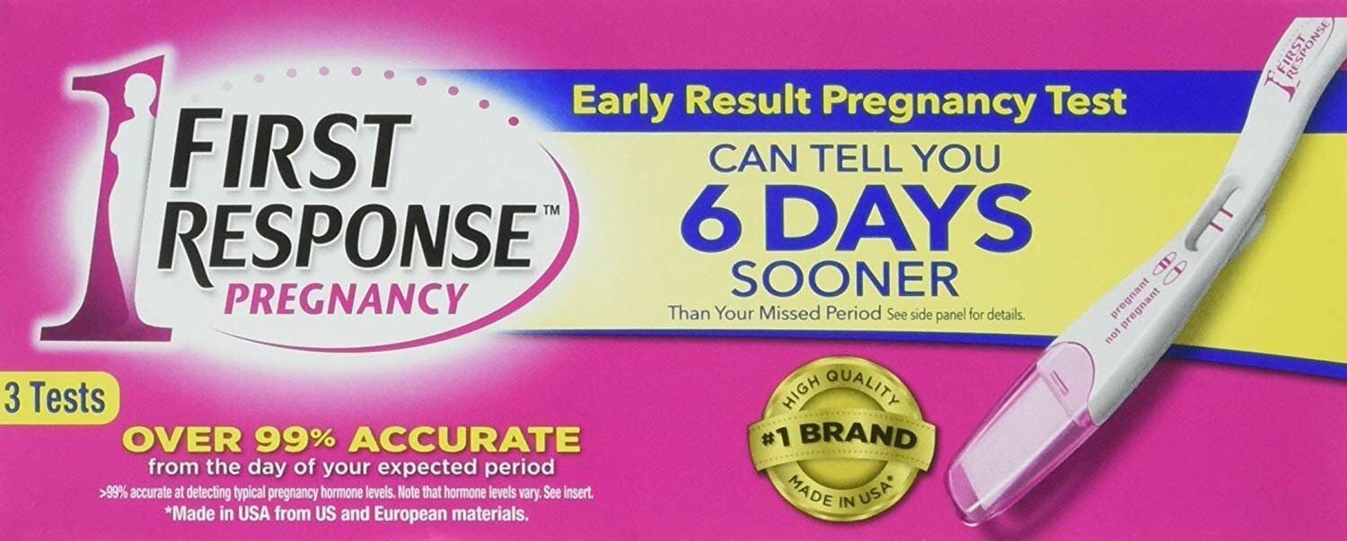 FIRST RESPONSE Pregnancy Test 6 Days Sooner 3 Each ( Bulk Pack of 12)