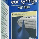 Sunmark Adult Ear Syringe Soft Vinyl Ear Wax Remover 3 oz Capacity (Bulk Pack of 6)