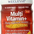 Wellesse Multivitamin Fast Absorbing, Complete B-Complex,Tangy New Citrus...