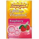 Emergen-C Vitamin C Drink Mix Raspberry, 1000 mg, Raspberry 10 pkts (Bulk Pack of 6)