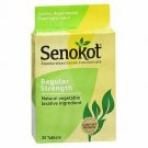 Senokot Natural Laxative Tablets Regular Strength Overnight Relief 20 Ct (5PK)