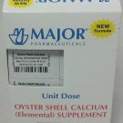 Major Oyster Shell Calcium, Tablet, 500mg, 10x10ct (5 Pack) Bulk