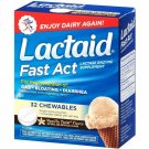 LACTAID Fast Act Chewables Vanilla Twist 32 Tablets ( Bulk Pack of 9)