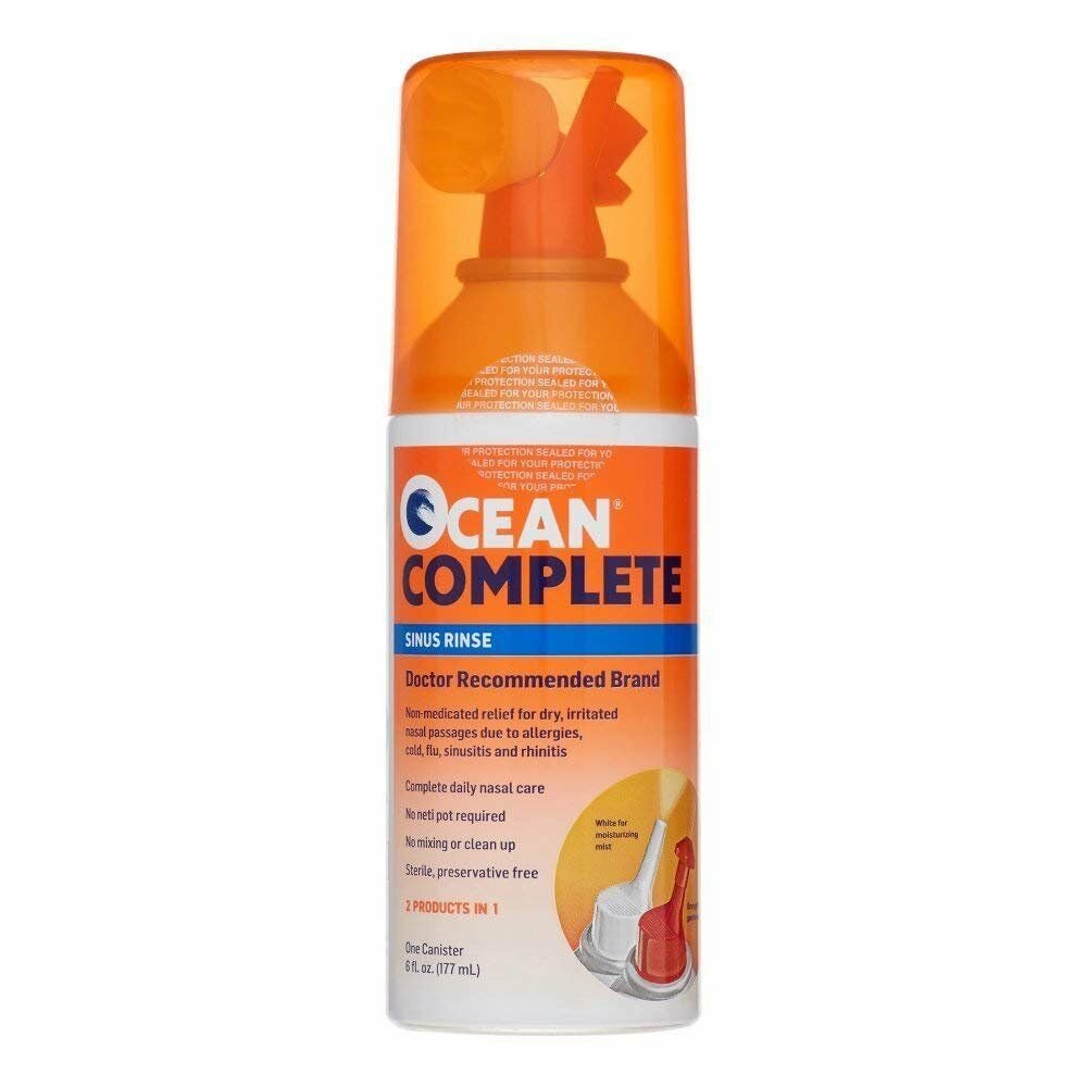 OCEAN Complete Sinus Rinse 6 oz (Bulk Pack of 12)