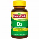 Nature Made Vitamin D3 50 mcg 2,000 IU Dietary Supplement 100 Tablets, 5 Pack