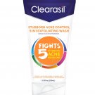 Clearasil Stubborn Acne Control 5in1 Exfoliating Face Wash 6.78 oz (Bulk Pack of 3)