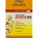 Tiger Balm Arthritis Rub Effective Pain Relieving Cream w/Pump 4 fl oz (3PK)