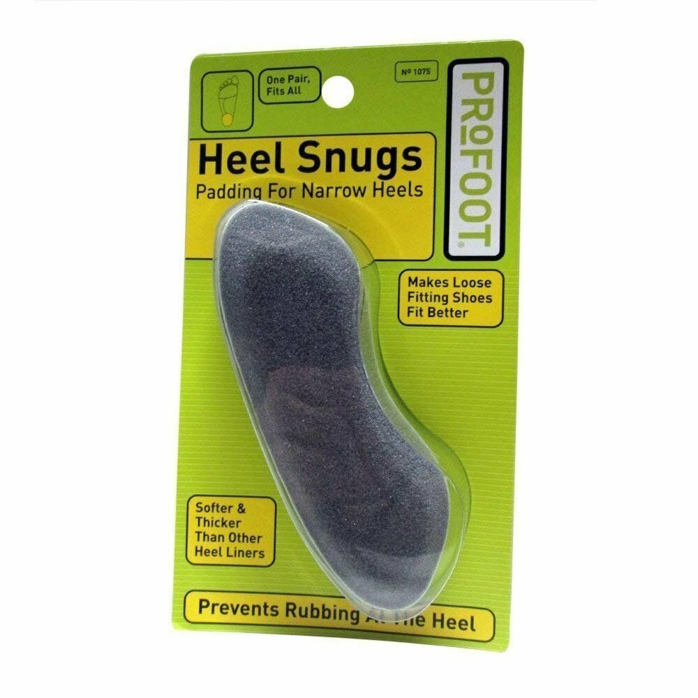 Profoot Heel Snugs Padding for Narrow Heels Softer & Thicker 1 Pair (Bulk Pack of 7)