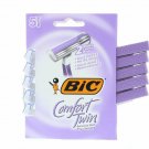 Bic Comfort Twin Shavers Sensitive Skin 5 ea (Bulk Pack of 12)