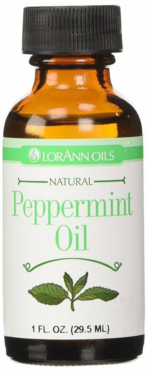 LorAnn Natural Flavoring Oils, Natural Peppermint Oil, 1-Ounce Bottles (Pack...