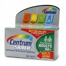 Centrum Silver Adults 50+ Multivitamin, Tablets 125 ea Bulk Pack of 5
