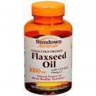 Sundown Naturals Sundown Naturals Flax Oil, 100 Softgels 1000 mg(Bulk Pack of 6)