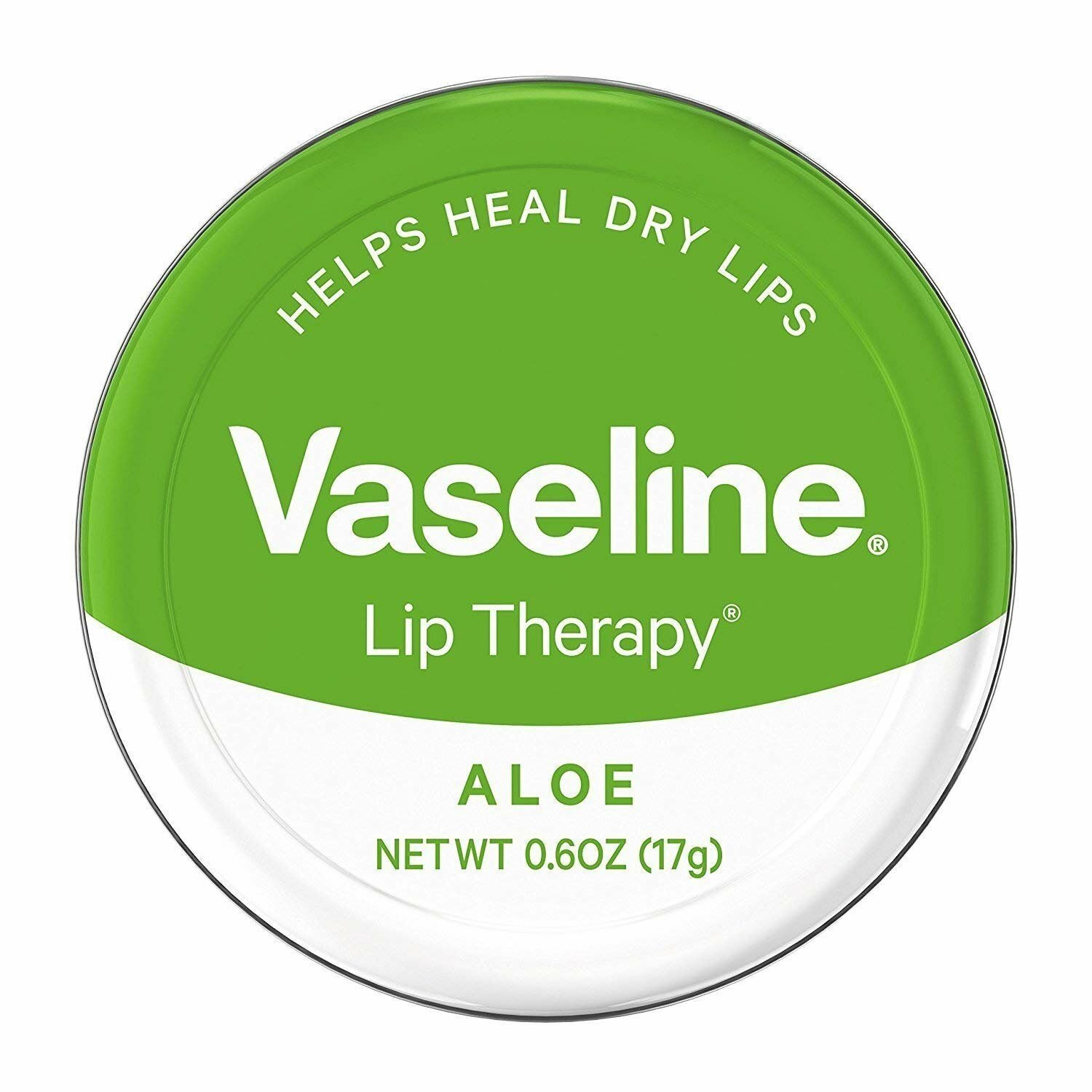 Vaseline Therapy Lip Balm, Aloe Vera 0.6 oz (Bulk Pack of 9)