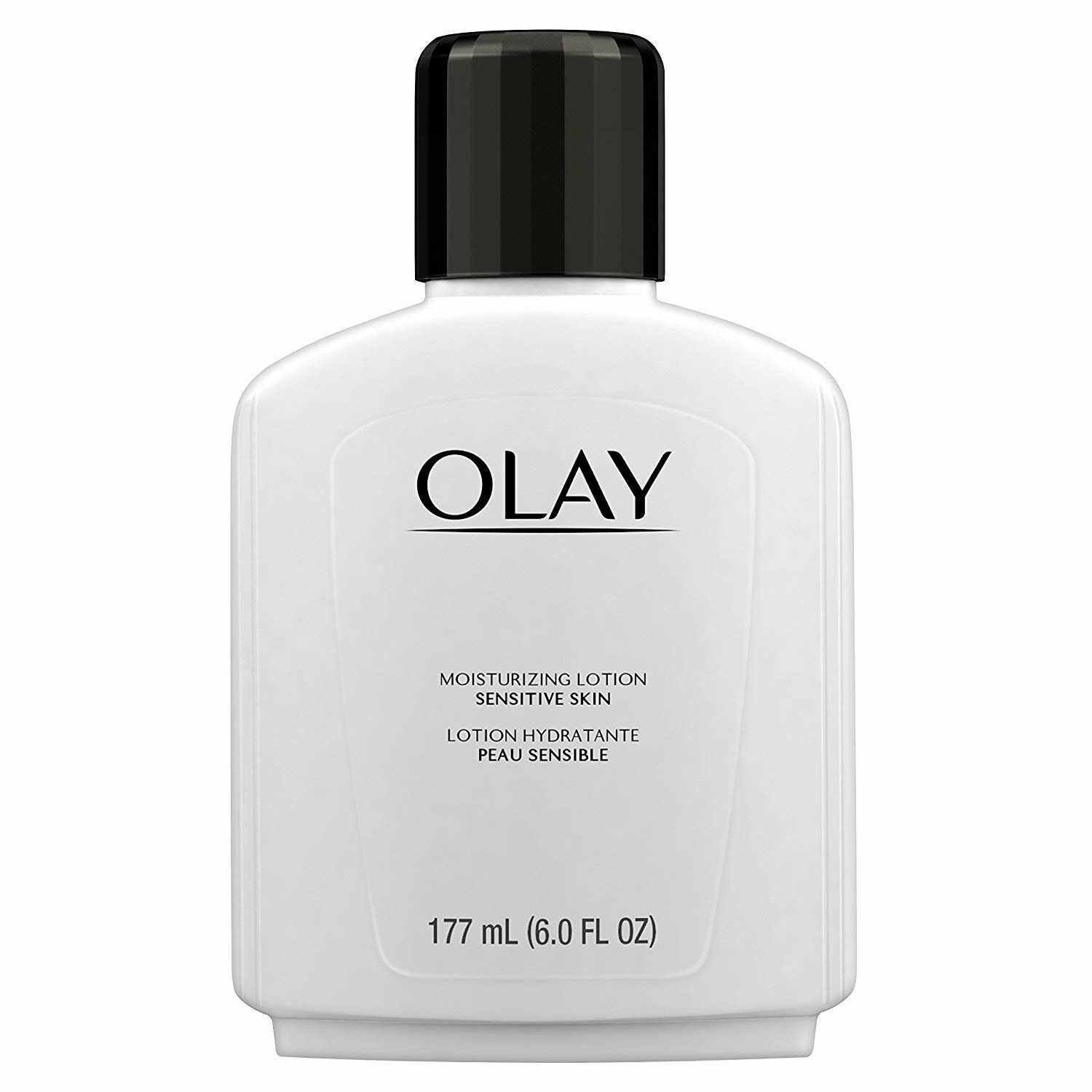 OLAY Moisturizing Face Lotion Sensitive Skin 12 Hour Hydration 6 oz (Bulk Pack of 3)