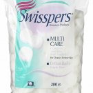 Swisspers Multicare Cotton Balls, 200 Count