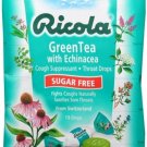 Ricola Sugar Free Cough Drops Green Tea with Echinacea 19 Each (Bulk Pack of 6)