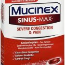 Mucinex Sinus-Max Severe Congestion and Pain Liquid Gels - 16 ct, Bulk Pack of 2