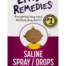 Little Remedies Breathe Easy Saline Spray/Drops for Nose 1 fl oz (Bulk Pack of 11)