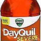 Vicks DayQuil Severe Cold & Flu Liquid Max Strength Berry Flavor 8 fl oz (5PK)