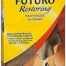 Futuro Restoring Pantyhose for Women Brief Cut Large Nude Firm - 1 pr, Bulk Pack of 4