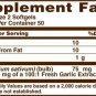 Sundown Naturals Sundown Naturals Odorless Garlic, 100 Softgels (Bulk Pack of 4)