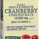 Nature's Truth Ultra Triple Strength Cranberry 15,000 mg Plus Vitamin C Quick...