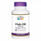 21st Century Fish Oil 1000 Mg Omega-3 300 mg Softgels 120 Count, 5 Pack
