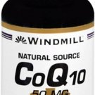 Windmill CoQ10 50 mg Capsules Natural Source 30 Capsules (Bulk Pack of 3)