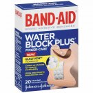BAND-AID Bandages Finger-Care Water Block Plus Assorted Sizes 20 Each (Pack...