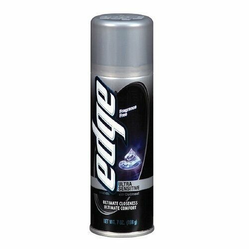 Ultra Sensitive Shave Gel Men Shave Gel by Edge, 7 Ounce