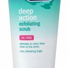 Clean & Clear Scrub Deep Action Exfoliating 7 Ounce Oil-Free (207ml) (2 Pack) Bulk