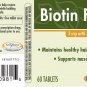 Biotin Forte 3 mg with Zinc, Supports Hair and Skin Health, 60 Tablets