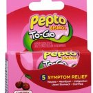 Pepto-Bismol To-Go Chewable Tablets, Cherry 24 ea (Bulk Pack of 8)