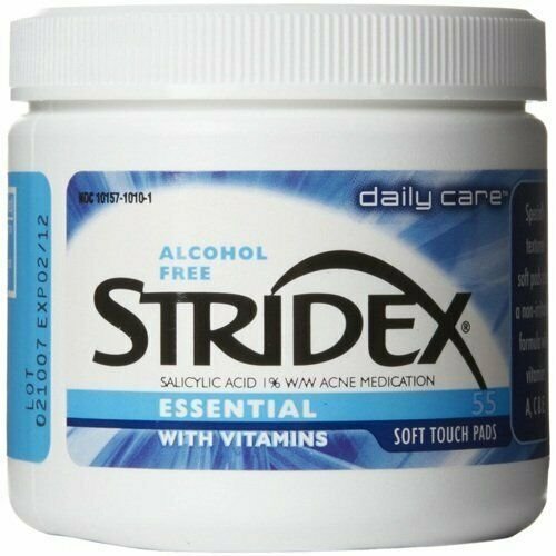 Stri-Dex Stri-Dex Essential Daily Care Pads With Vitamins, 55 each (Bulk Pack of 3)